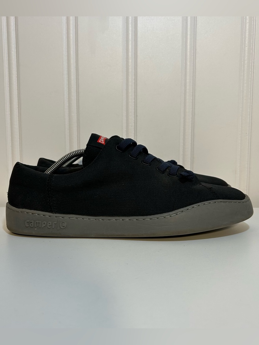 Camper peu lightweight knit Black grey blue lace Canvas Sneakers 45 men’s 11-12